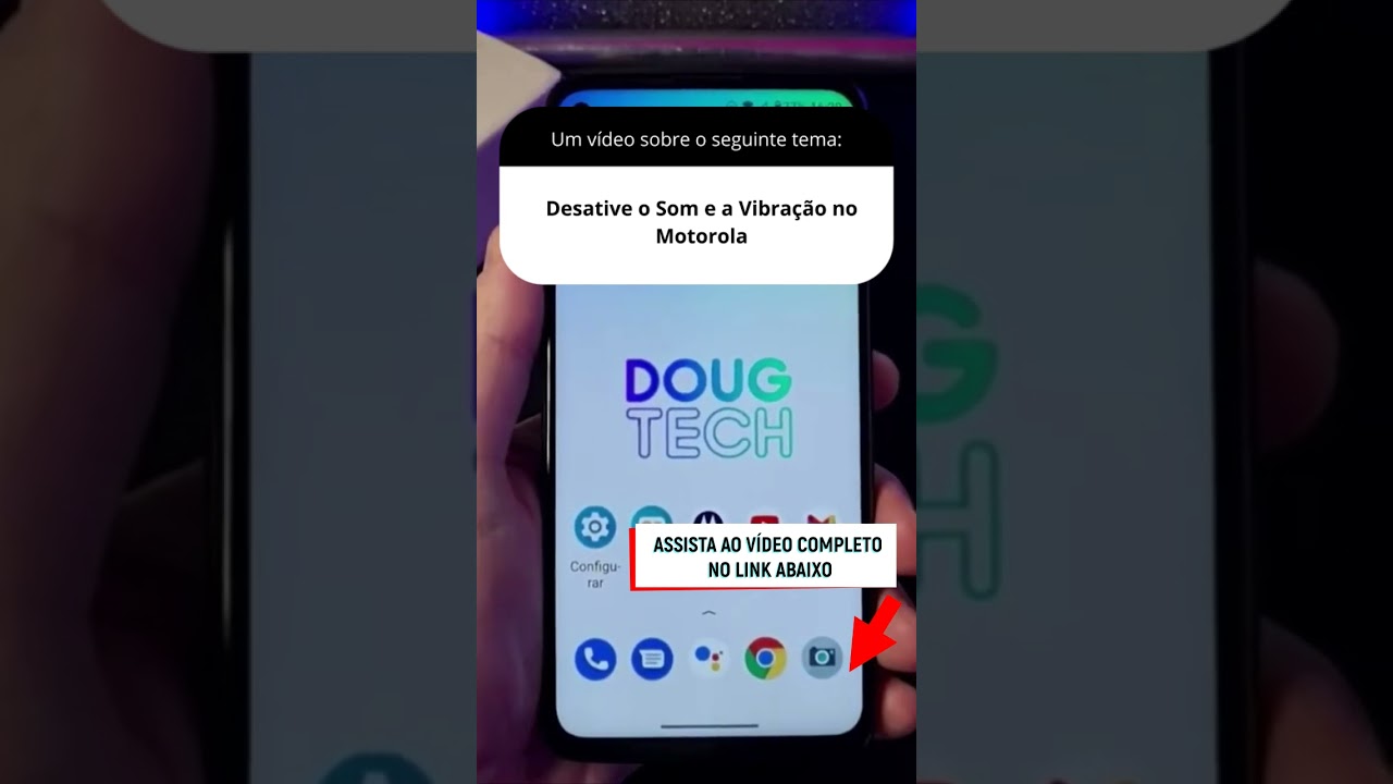 Desative o Som e a Vibração no Motorola Desative o Som e a Vibração no Motorola