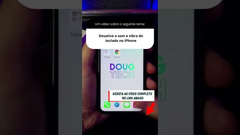 Desative o som e vibra do teclado no iPhone