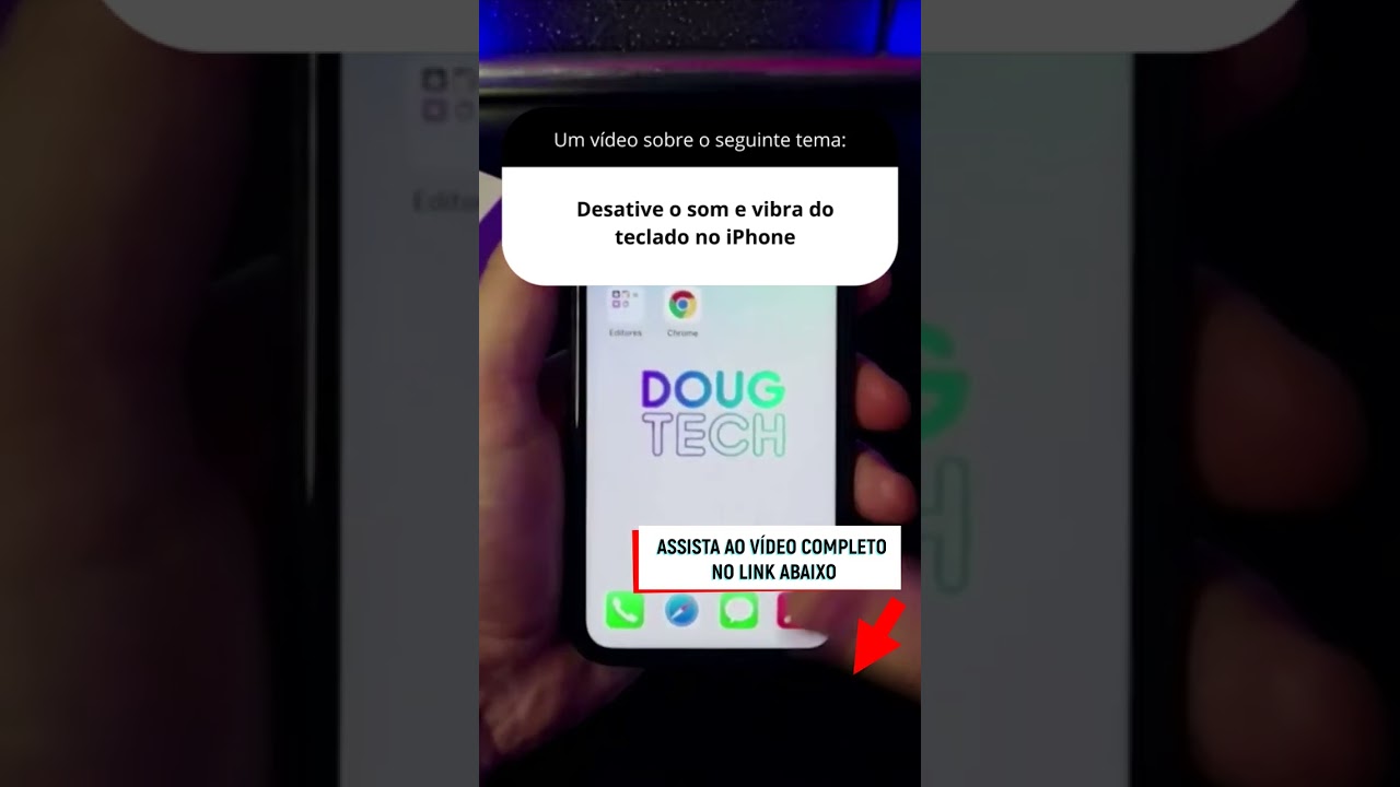 Desative o som e vibra do teclado no iPhone Desative o som e vibra do teclado no iPhone