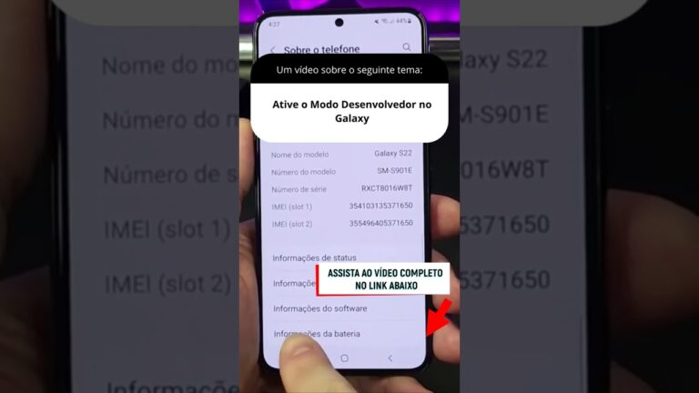 Ative o Modo Desenvolvedor no Galaxy