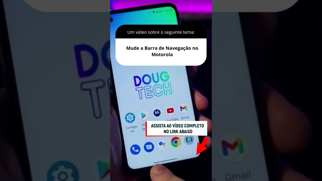 Mude a Barra de Navegação no Motorola Mude a Barra de Navegação no Motorola