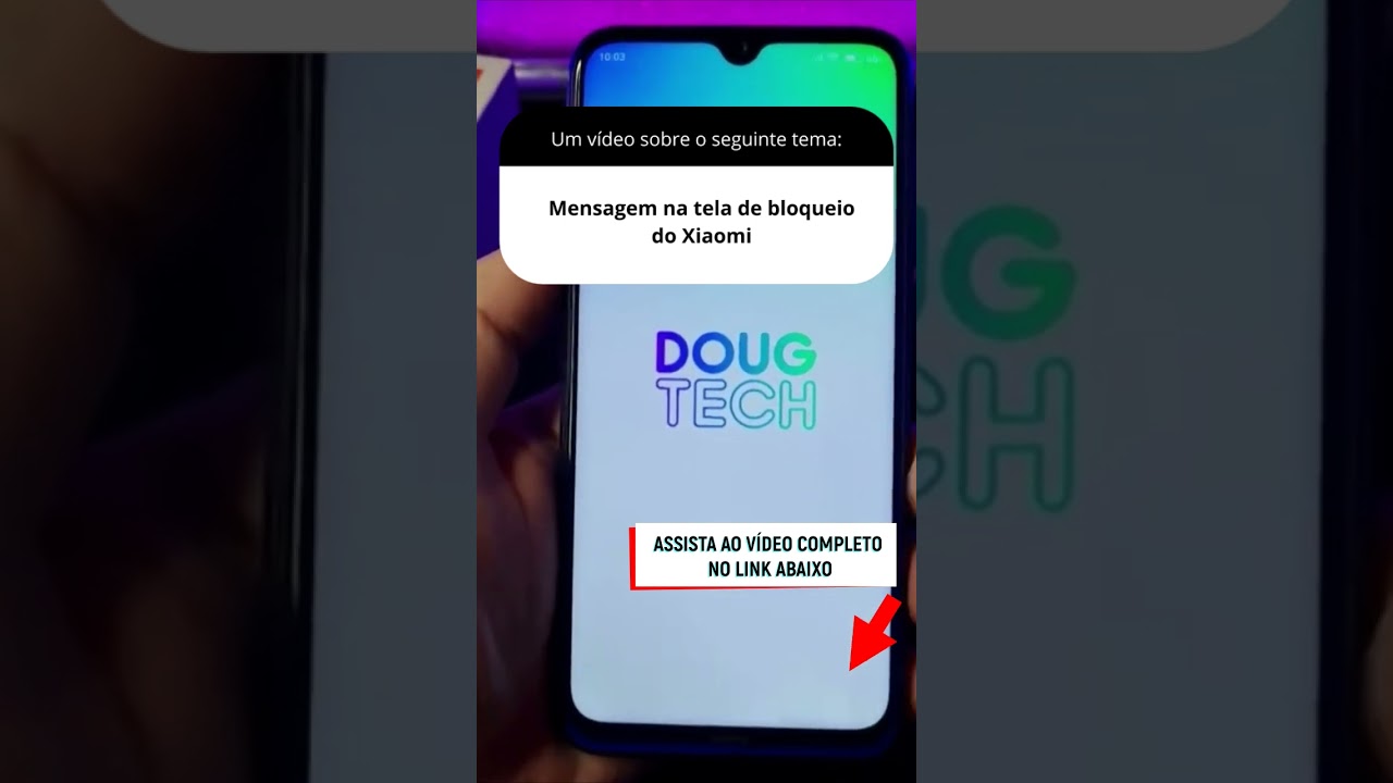 Mensagem na tela de bloqueio do Xiaomi Mensagem na tela de bloqueio do Xiaomi