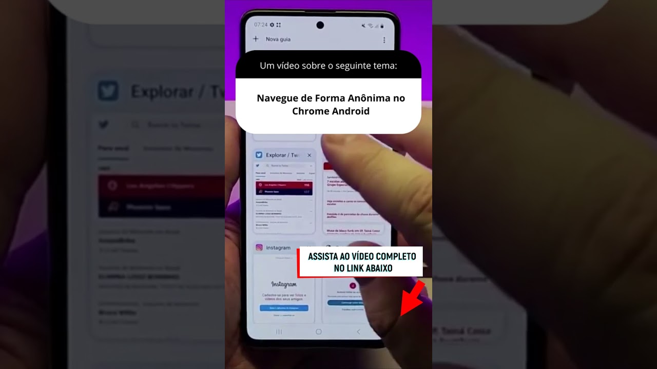 Navegue de Forma Anônima no Chrome Android Navegue de Forma Anônima no Chrome Android