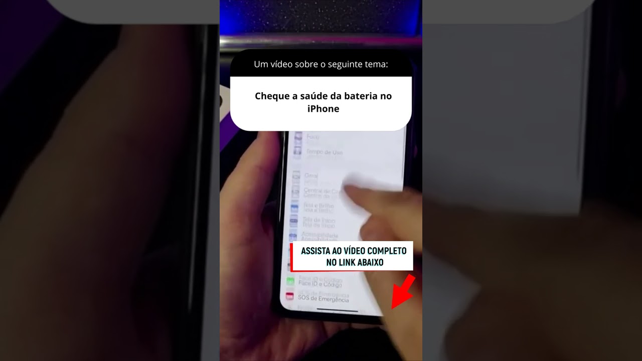Cheque a saúde da bateria no iPhone Cheque a saúde da bateria no iPhone