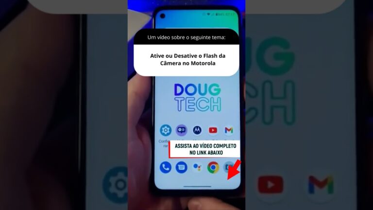 Ative ou Desative o Flash da Câmera no Motorola