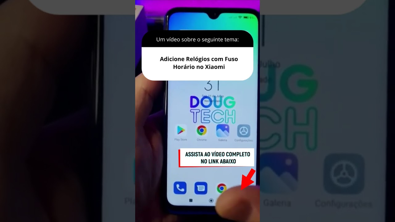 Adicione Relógios com Fuso Horário no Xiaomi Adicione Relógios com Fuso Horário no Xiaomi