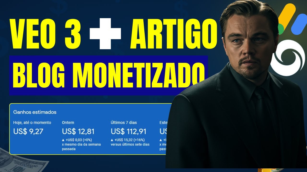 VEO 3 – NOVA IA do Google Crie Vídeos pra Blog e Monetize com AdSense! VEO 3 – NOVA IA do Google Crie Vídeos pra Blog e Monetize com AdSense!
