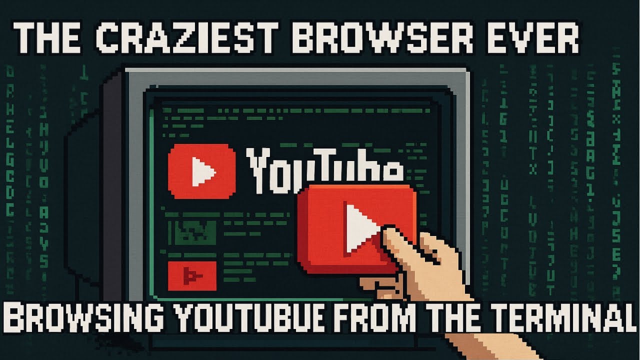 The Craziest Browser Ever: Browsing YouTube from the Terminal! The Craziest Browser Ever: Browsing YouTube from the Terminal!
