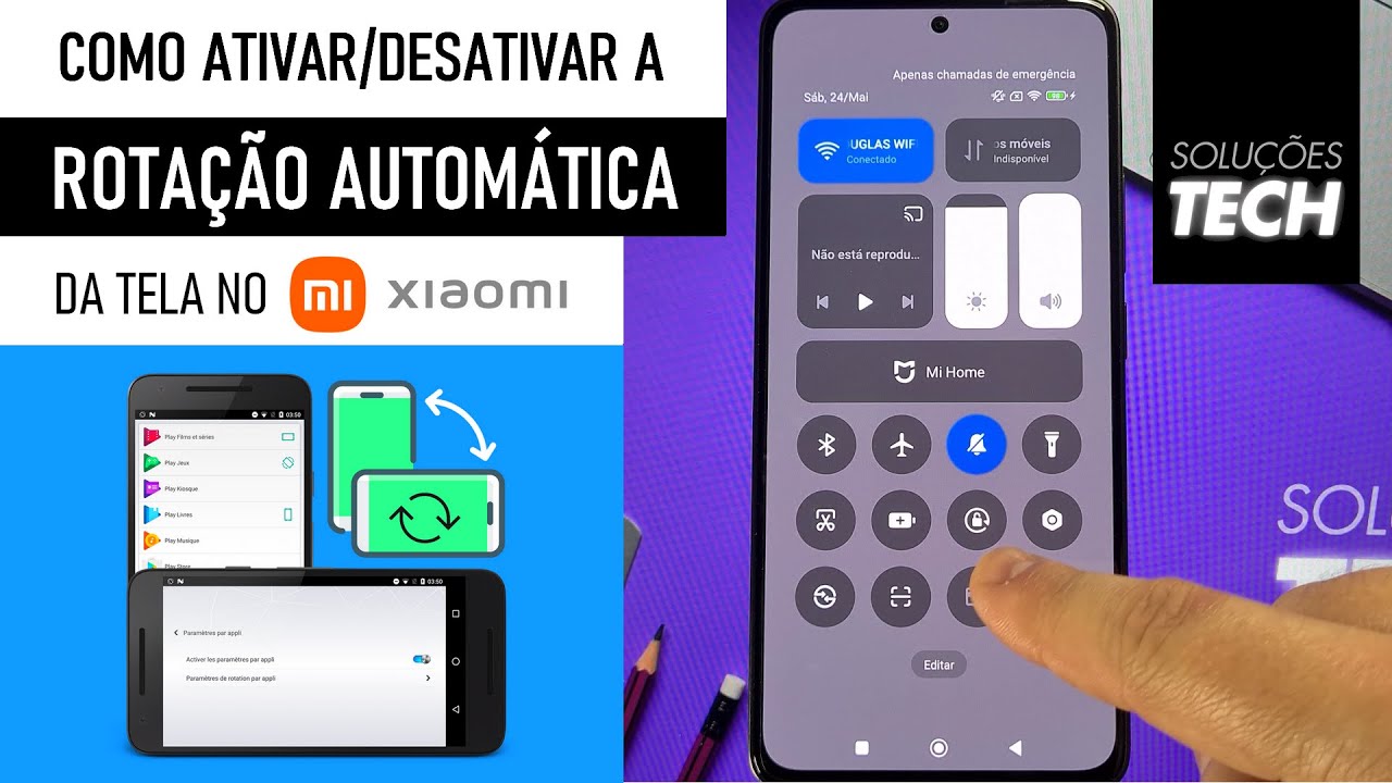 Como Ativar/Desativar a ROTAÇÃO AUTOMÁTICA da TELA no Xiaomi (ATUALIZADO) Como Ativar/Desativar a ROTAÇÃO AUTOMÁTICA da TELA no Xiaomi (ATUALIZADO)