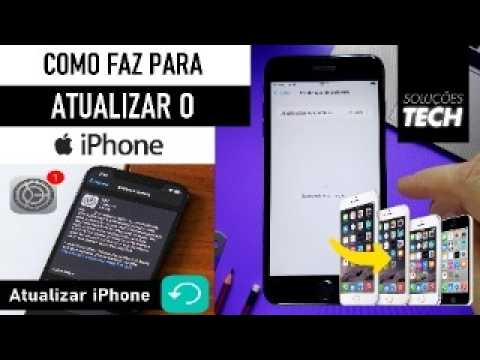 Como ATUALIZAR o iOS do iPhone ANTIGO (ATUALIZADO)