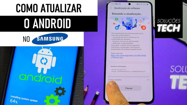 Como ATUALIZAR o ANDROID no SAMSUNG (ATUALIZADO)