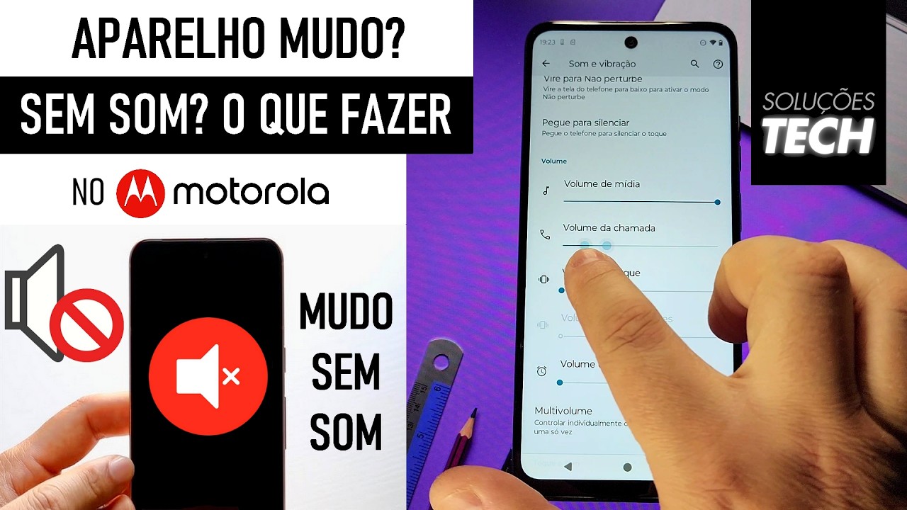 Aparelho MUDO SEM SOM O que fazer no MOTOROLA (ATUALIZADO)
