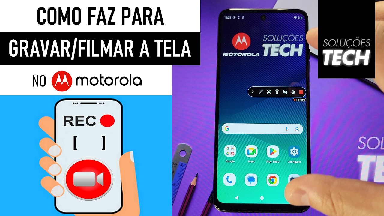 Como GRAVAR a TELA do MOTOROLA (ATUALIZADO)
