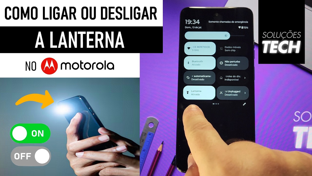 Como Ligar ou Desligar a LANTERNA no MOTOROLA (ATUALIZADO) Como Ligar ou Desligar a LANTERNA no MOTOROLA (ATUALIZADO)