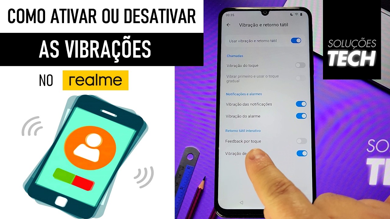 Como Ativar ou Desativar as VIBRAÇÕES no REALME (ATUALIZADO) Como Ativar ou Desativar as VIBRAÇÕES no REALME (ATUALIZADO)