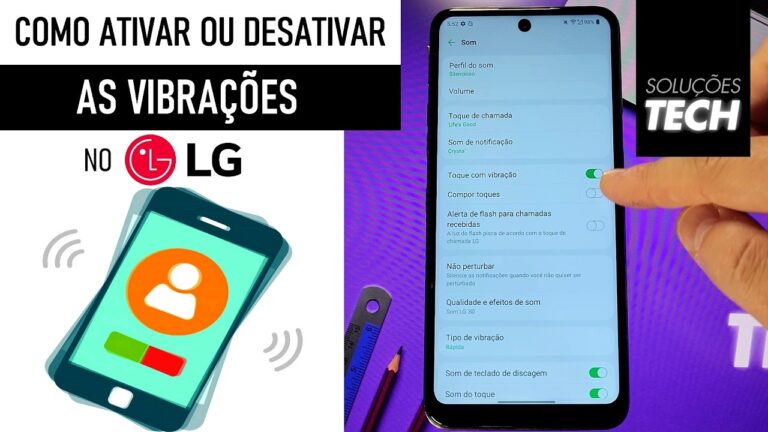 Como Ativar ou Desativar as VIBRAÇÕES no LG (ATUALIZADO)