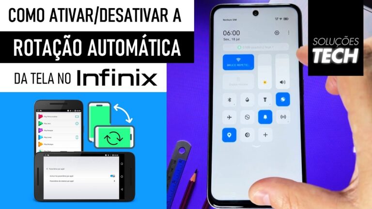 Como Ativar ou Desativar a ROTAÇÃO AUTOMÁTICA da TELA no INFINIX (ATUALIZADO)