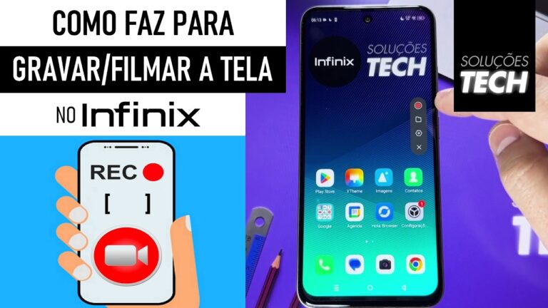 Como GRAVAR a TELA do INFINIX (ATUALIZADO)