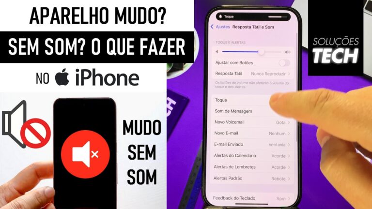 iPhone MUDO? SEM SOM? O que fazer? (ATUALIZADO)