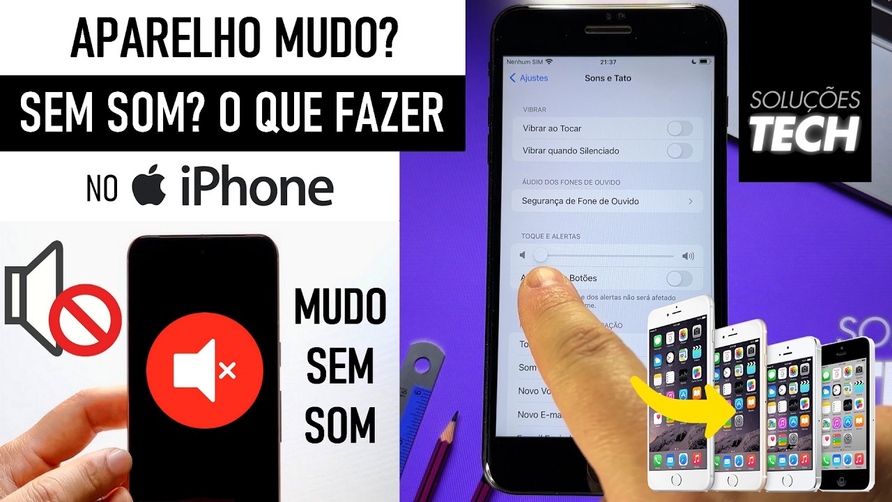 iPhone Antigo MUDO? SEM SOM? O que fazer? (ATUALIZADO) iPhone Antigo MUDO? SEM SOM? O que fazer? (ATUALIZADO)