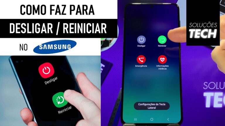 Como Desligar ou Reiniciar o SAMSUNG (ATUALIZADO)