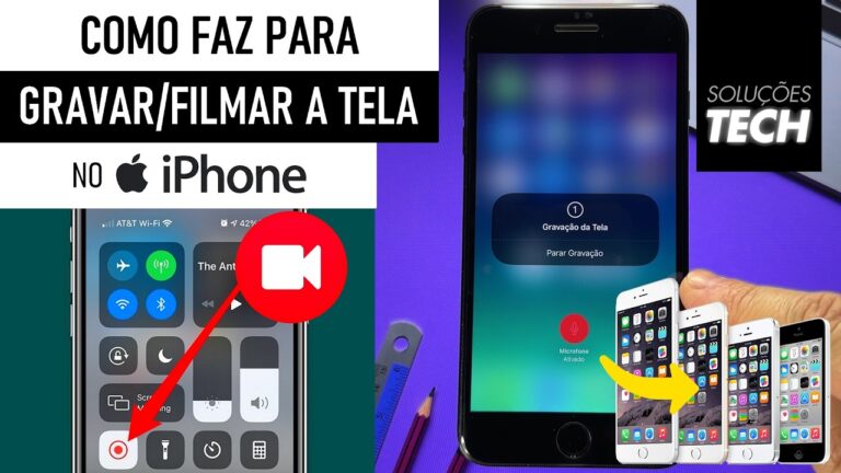 Como GRAVAR a TELA do iPhone ANTIGO (ATUALIZADO)