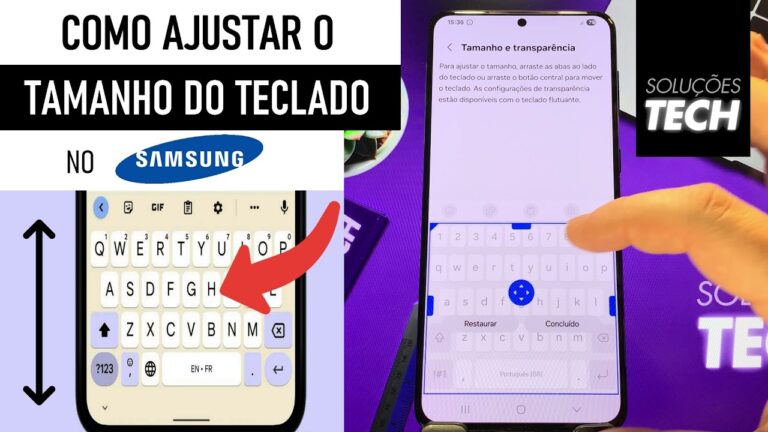 Como AJUSTAR o TAMANHO do TECLADO no SAMSUNG (ATUALIZADO)