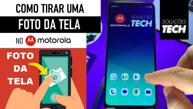 Como tirar uma FOTO da TELA no MOTOROLA (ATUALIZADO)