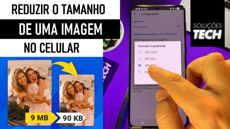 Como Reduzir o TAMANHO de uma IMAGEM no CELULAR