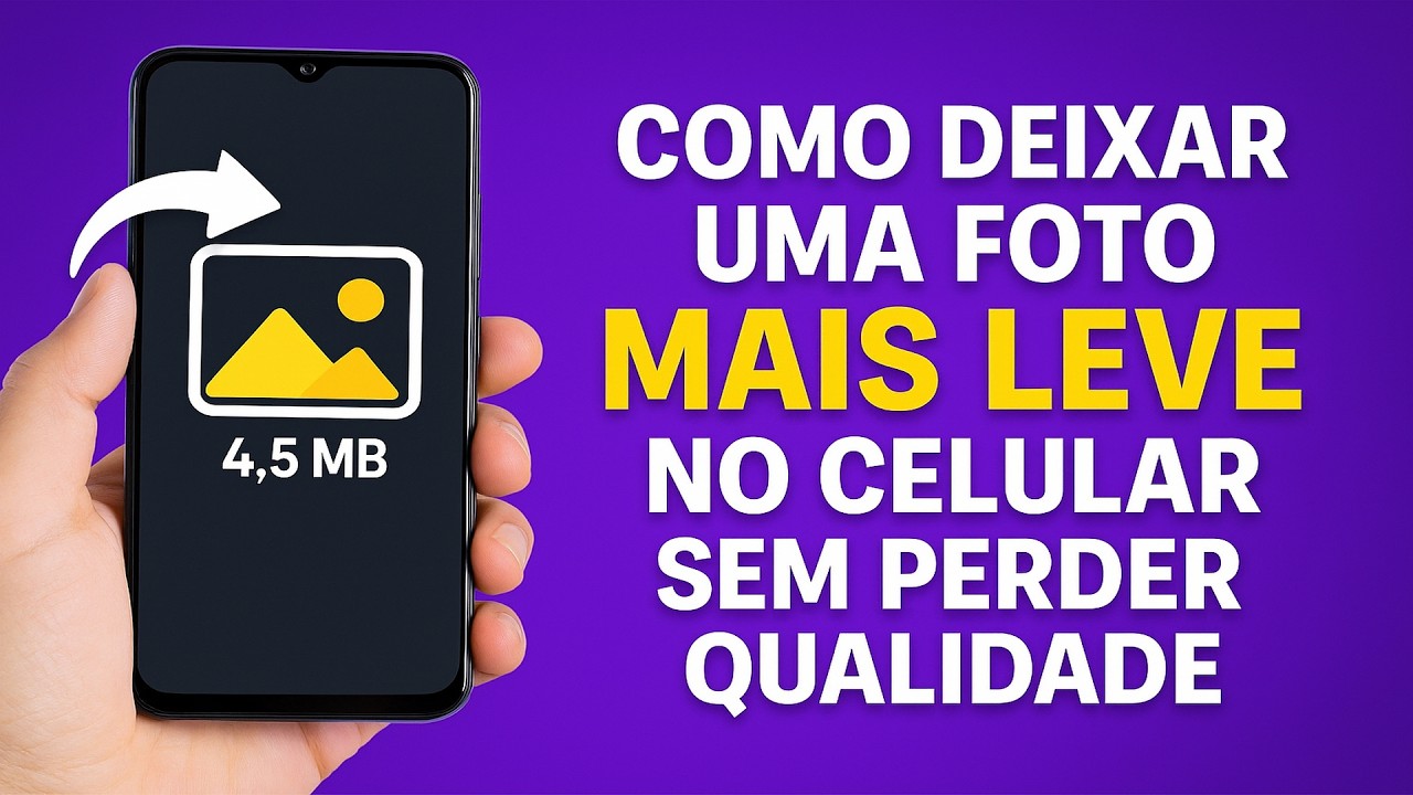 Como deixar uma foto mais leve no celular sem perder qualidade