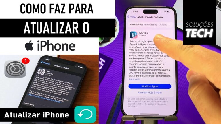 Como ATUALIZAR o iOS do iPhone (ATUALIZADO)