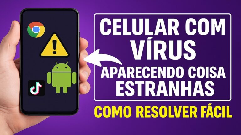 Celular com vírus aparecendo coisas estranhas como resolver