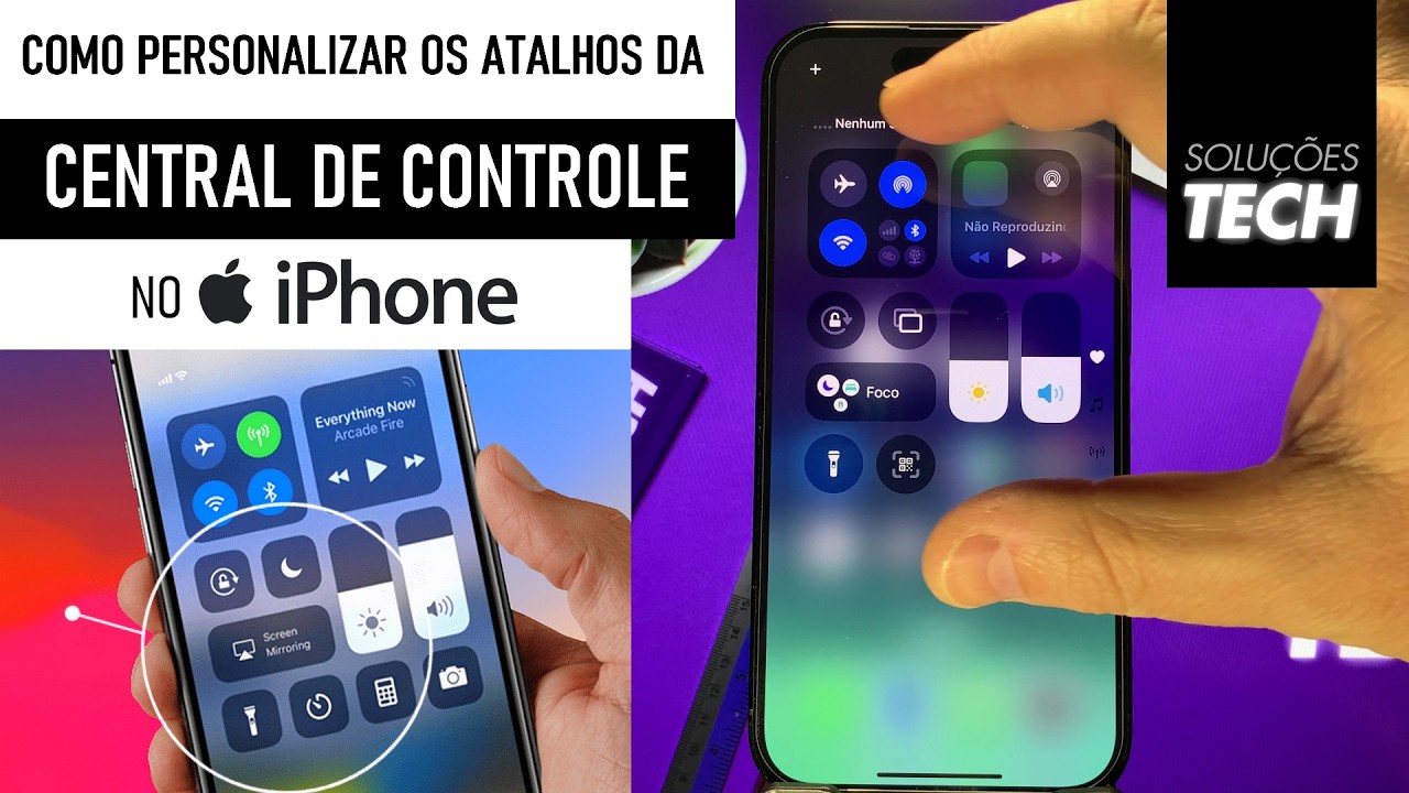 Como Personalizar os Atalhos da Central de Controle no iPhone (ATUALIZADO) Como Personalizar os Atalhos da Central de Controle no iPhone (ATUALIZADO)