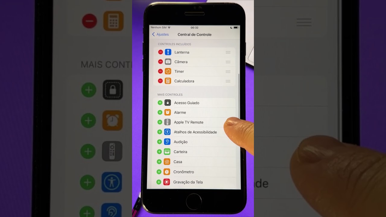 Como Personalizar os Atalhos da Central de Controle no iPhone ANTIGO #shorts #iphone #apple Como Personalizar os Atalhos da Central de Controle no iPhone ANTIGO #shorts #iphone #apple