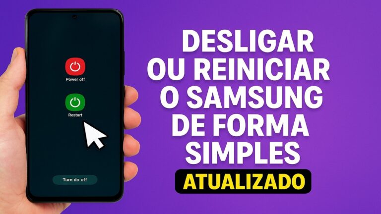 Como Desligar ou Reiniciar o SAMSUNG Como Desligar ou Reiniciar o SAMSUNG