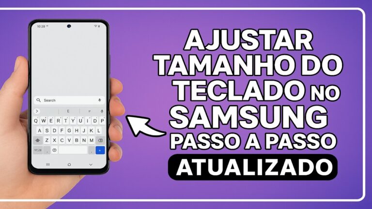 Como AJUSTAR o TAMANHO do TECLADO no SAMSUNG