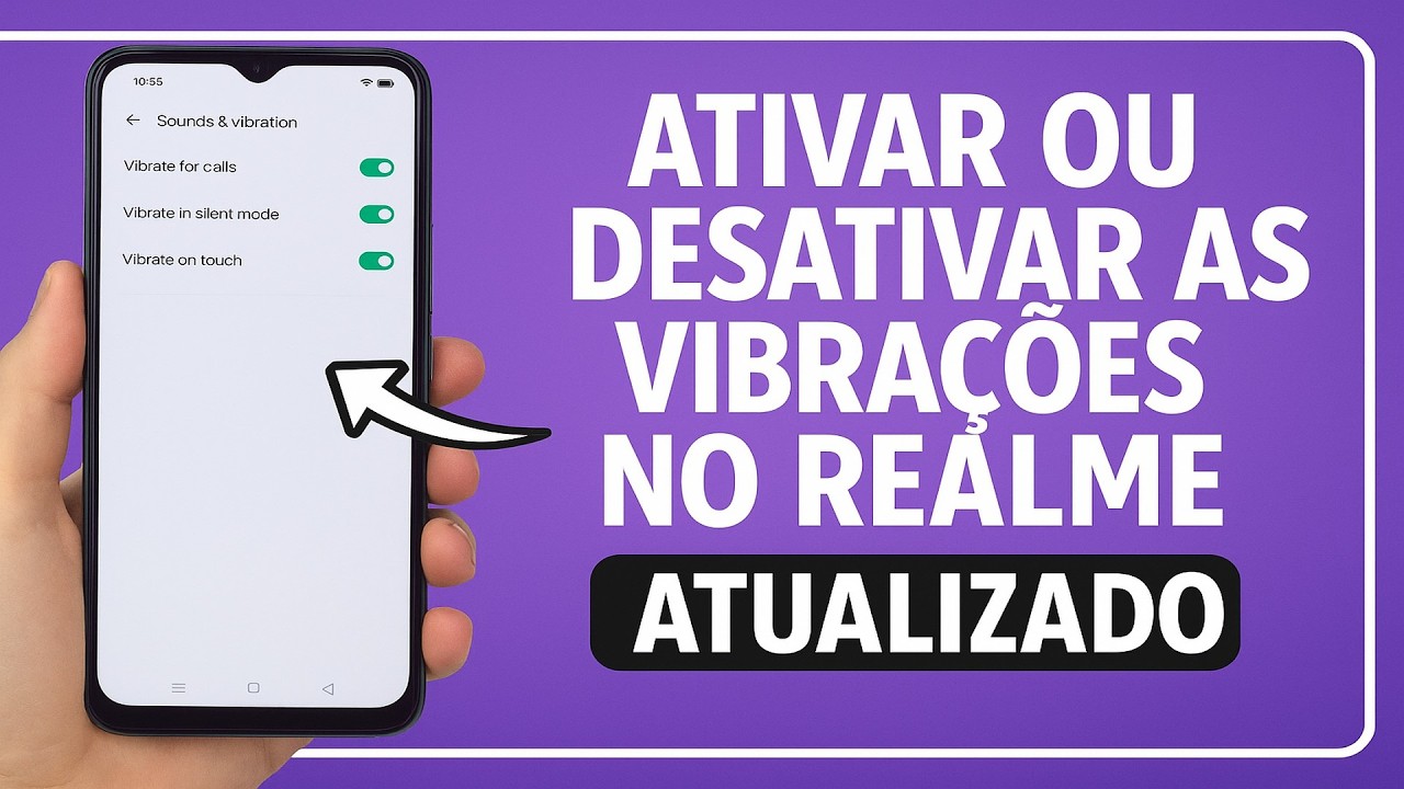 Como Ativar/Desativar as VIBRAÇÕES no REALME Como Ativar/Desativar as VIBRAÇÕES no REALME
