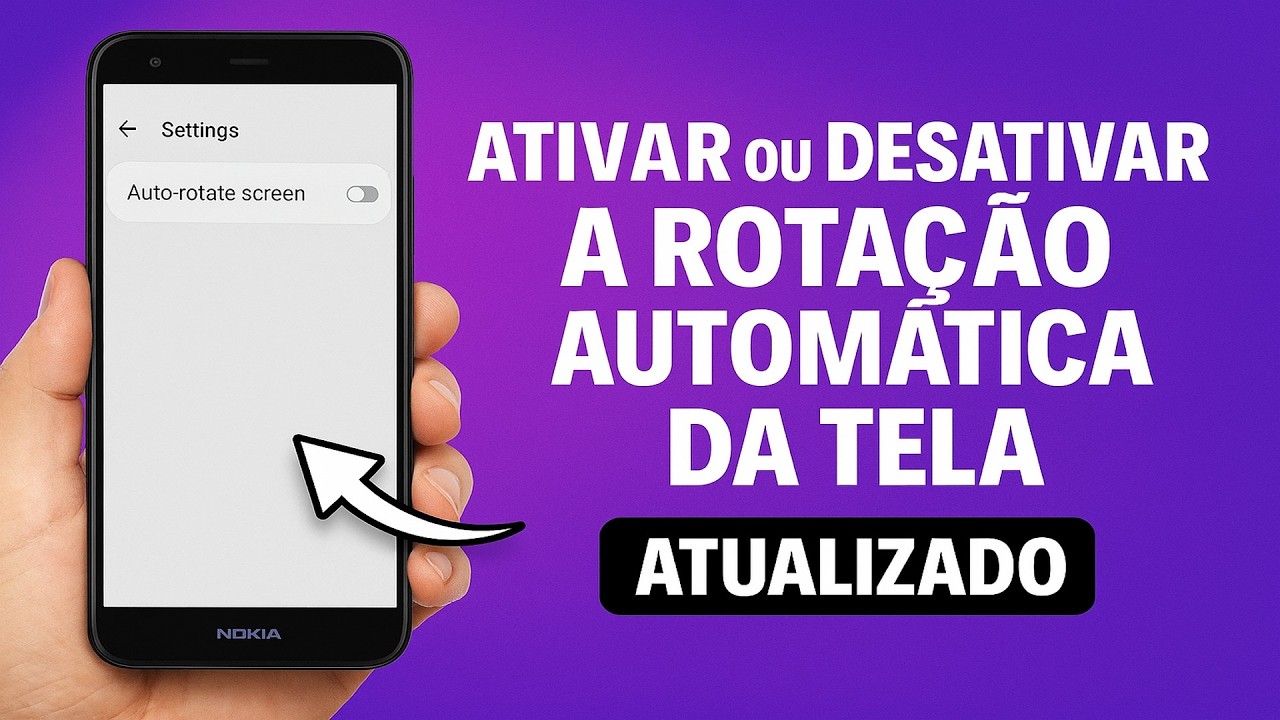 Como Ativar/Desativar a ROTAÇÃO AUTOMÁTICA da TELA no NOKIA Como Ativar/Desativar a ROTAÇÃO AUTOMÁTICA da TELA no NOKIA