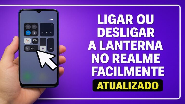 Como Ligar ou Desligar a LANTERNA no REALME Como Ligar ou Desligar a LANTERNA no REALME