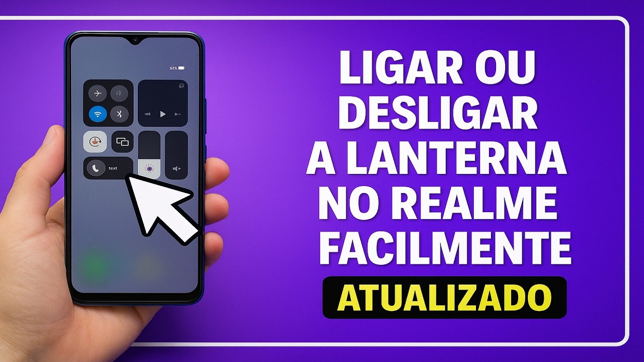 Como Ligar ou Desligar a LANTERNA no REALME Como Ligar ou Desligar a LANTERNA no REALME