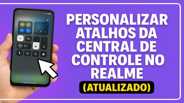 Como Personalizar os Atalhos da Central de Controle no REALME Como Personalizar os Atalhos da Central de Controle no REALME