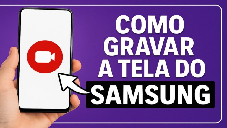 Como GRAVAR a TELA do SAMSUNG