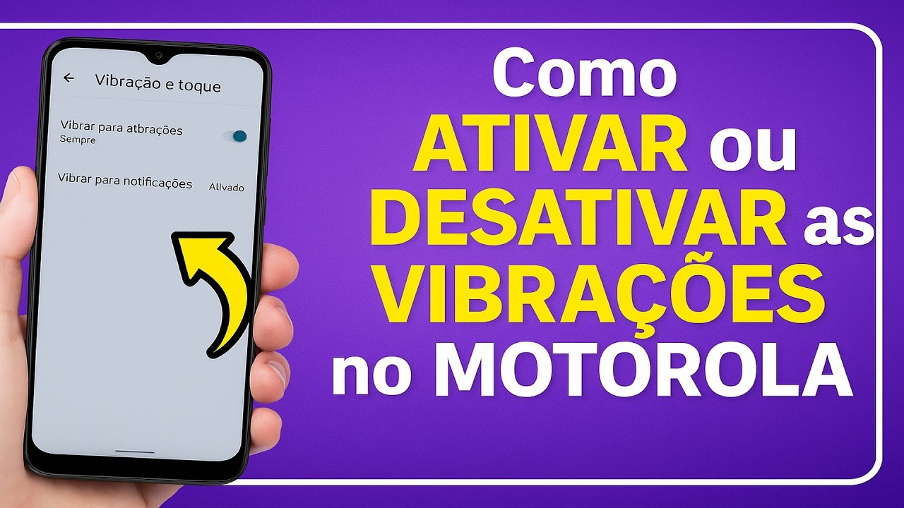 Como Ativar ou Desativar as VIBRAÇÕES no MOTOROLA