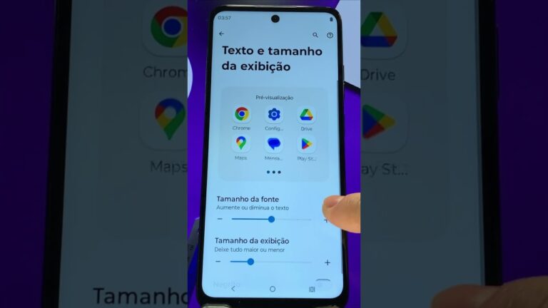 Como Ajustar o TAMANHO das LETRAS no MOTOROLA #shorts #shorts #motorola #android #tutorial #dicas