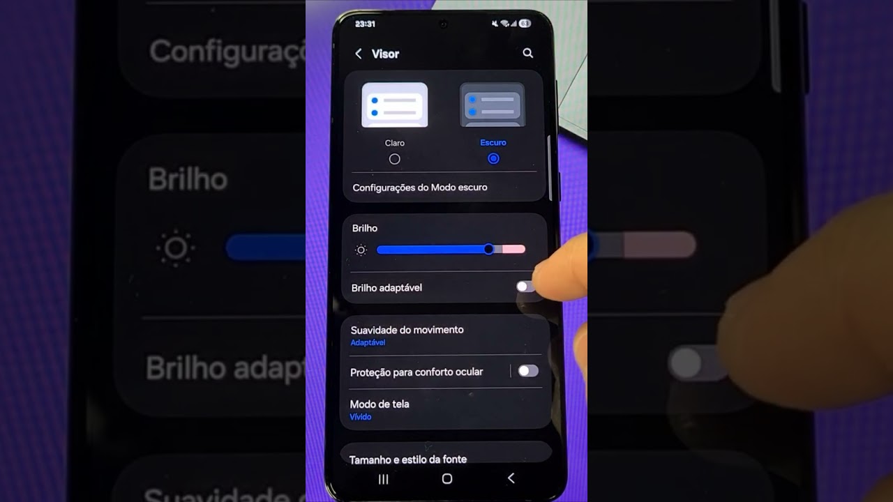 Como Alternar entre o MODO ESCURO e CLARO no SAMSUNG #shorts #samsung #android #tutorial #modoescuro Como Alternar entre o MODO ESCURO e CLARO no SAMSUNG #shorts #samsung #android #tutorial #modoescuro