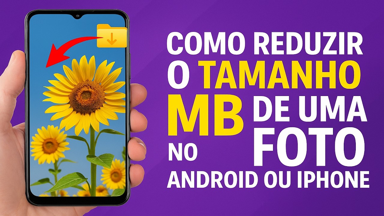 Como Reduzir o TAMANHO/MB de uma FOTO no Android ou iPhone Como Reduzir o TAMANHO/MB de uma FOTO no Android ou iPhone