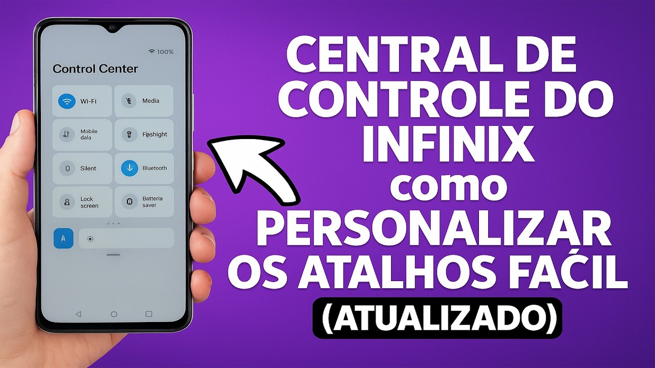 Como Personalizar os Atalhos da Central de Controle no INFINIX Como Personalizar os Atalhos da Central de Controle no INFINIX