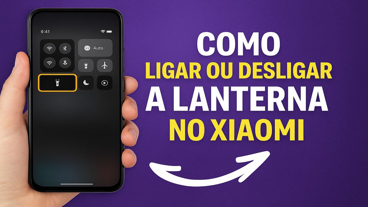 Como Ligar ou Desligar a LANTERNA no Xiaomi Como Ligar ou Desligar a LANTERNA no Xiaomi