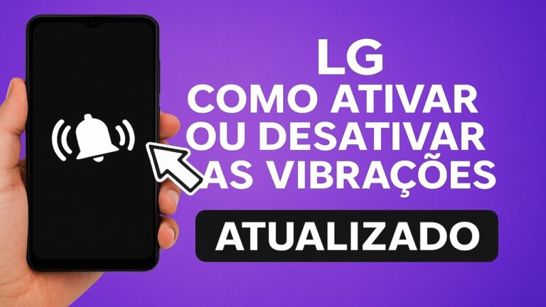 Como Ativar/Desativar as VIBRAÇÕES no LG