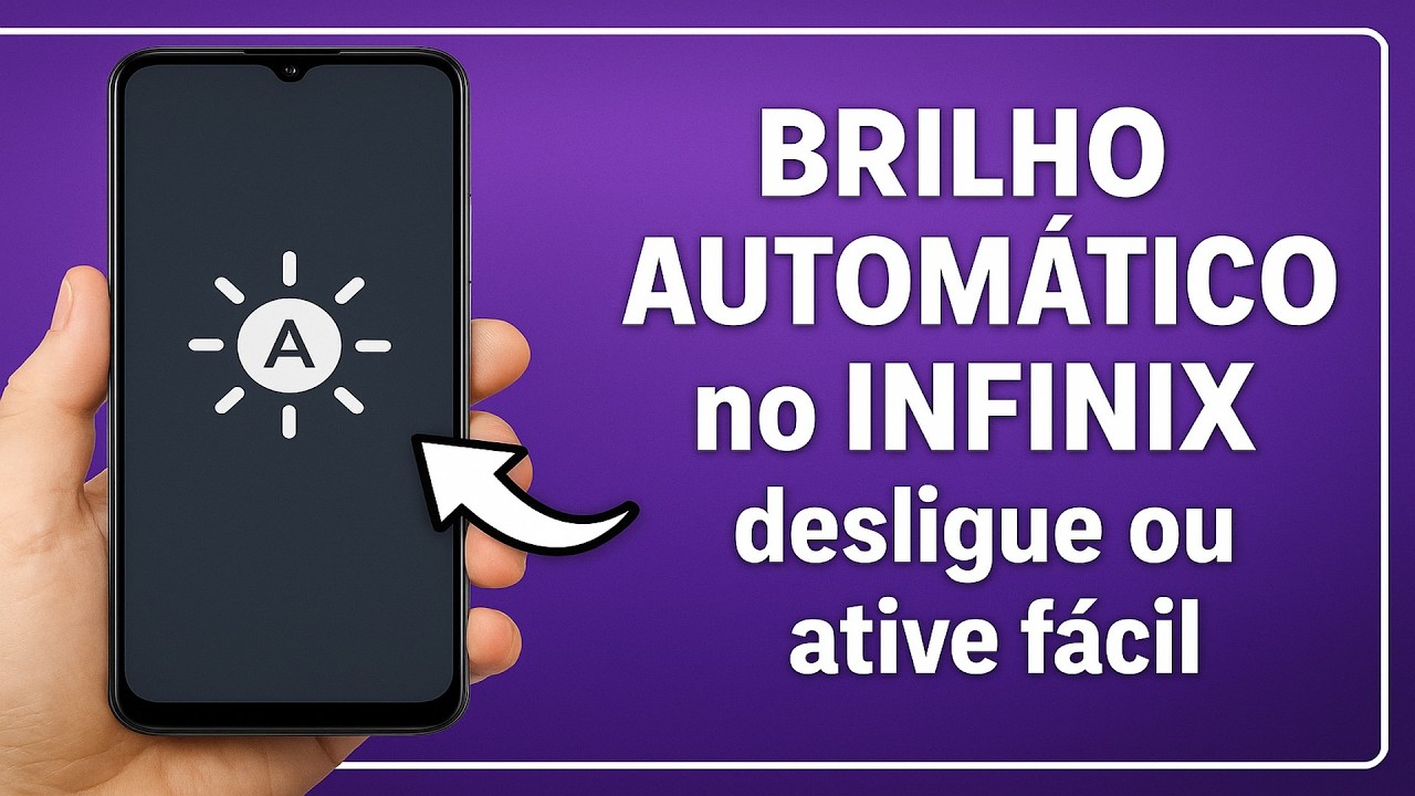 Como Ativar/Desativar o BRILHO AUTOMÁTICO da Tela no INFINIX Como Ativar/Desativar o BRILHO AUTOMÁTICO da Tela no INFINIX